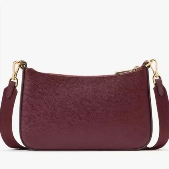 NWT Kate Spade New York Duet Spade Flower Convertible Crossbody Clutch Bag - Picture 4 of 11